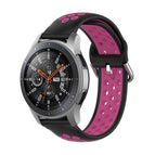 For Huawei Watch GT2 / Honor Magic Watch 2 46mm / Black+Rose Red