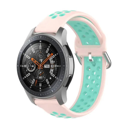 Two-Tone Silicone Replacement Strap for Huawei Watch 46mm