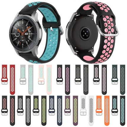 Two-Tone Silicone Replacement Strap for Huawei Watch 46mm