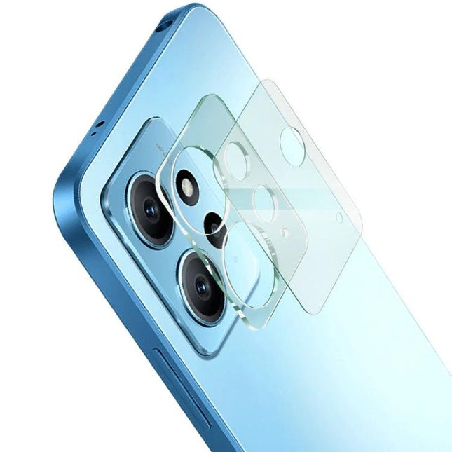 Imak Tempered Glass Film For Xiaomi Redmi Note Series Camera Lens Protection For Everyday Photography - clear tempered lens protector on blue Redmi Note 12