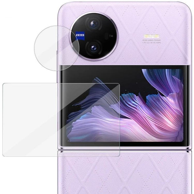 Imak Tempered Glass Camera Protector for Vivo X Flip clear lens shield precisely cut to protect camera module without affecting sensors