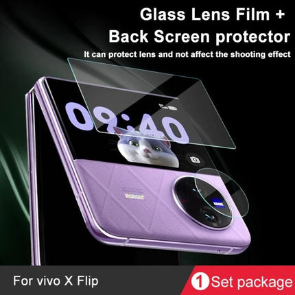 Imak Tempered Glass Camera Protector for Vivo X Flip clear tempered glass lens protector for Vivo X Flip camera module