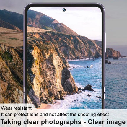 Imak Tempered Glass Camera Protector for Vivo X Flip clear camera lens protector fitted on Vivo X Flip for scratch and impact protection