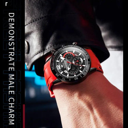 OLEVS 9936 Mens Multifunctional Waterproof Quartz Watch 46mm | Syndmart