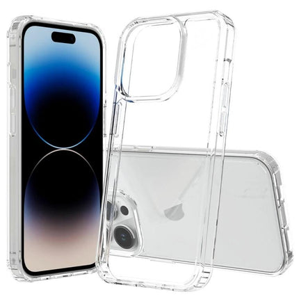 Durable Phone Case For Everyday Use - clear TPU and acrylic slim protective phone case showing front and back, precise cutouts, anti-scratch bump protection