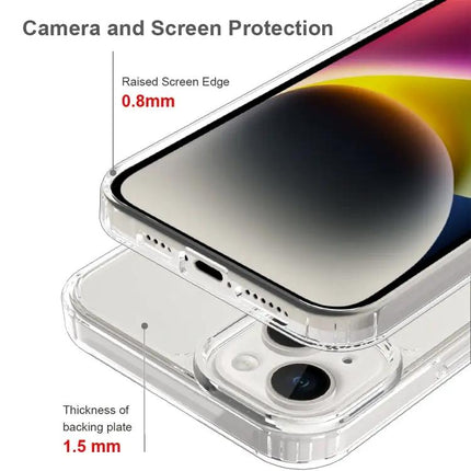 Scratchproof Acrylic 1.5mm Phone Case for iPhone 15/15 Plus