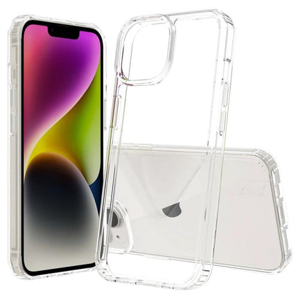 Durable Phone Case For Everyday Use clear TPU and acrylic slim protective phone case showing front phone and two transparent cases
