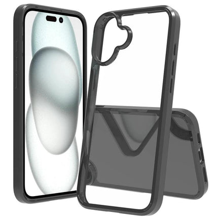 Durable Phone Case For Everyday Use - slim TPU and acrylic clear black protective phone case with precise cutouts