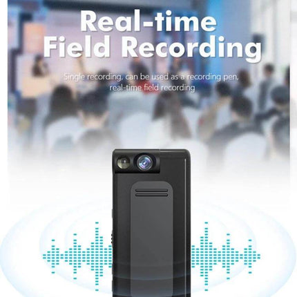 iDV L13 Portable Mini Video and Audio Recorder for Everyday Use shown discreetly recording a lecture with 2K 2560x1440P clarity and built‑in microphone