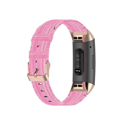 Fitbit Charge 4/3/3 SE Nylon Denim Replacement Strap