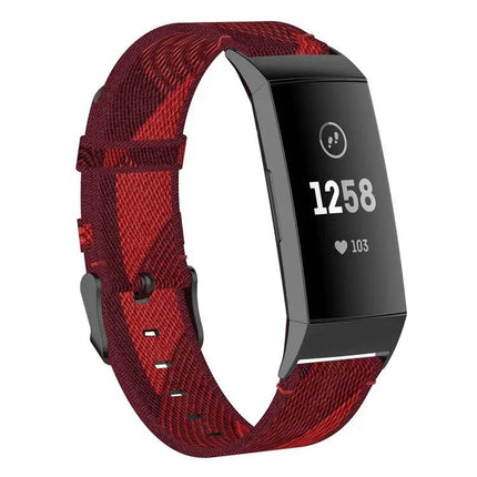 Fitbit Charge 4/3/3 SE Nylon Denim Replacement Strap