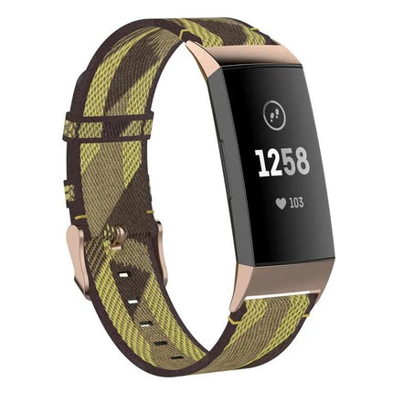 Fitbit Charge 4/3/3 SE Nylon Denim Replacement Strap