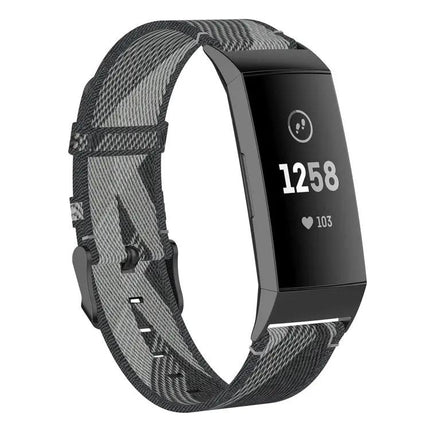 Fitbit Charge 4/3/3 SE Nylon Denim Replacement Strap