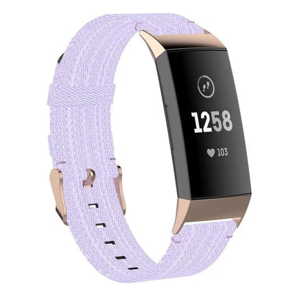 Fitbit Charge 4/3/3 SE Nylon Denim Replacement Strap