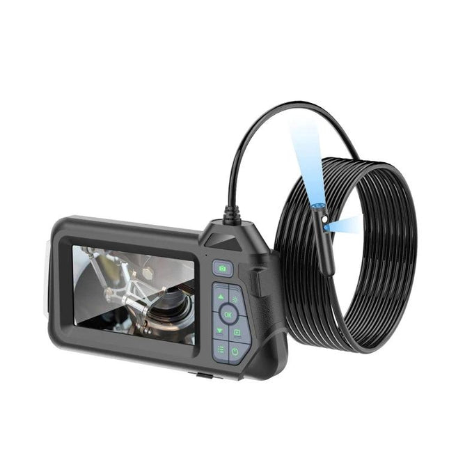 Portable Endoscope with 4.3-Inch Screen and Adjustable Cable Lengths handheld inspection camera with 4.3-inch display and coiled adjustable cable