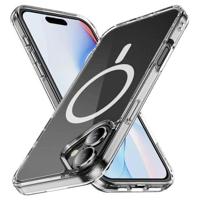 MagSafe Clear PC TPU Phone Case For iPhone 18 Series