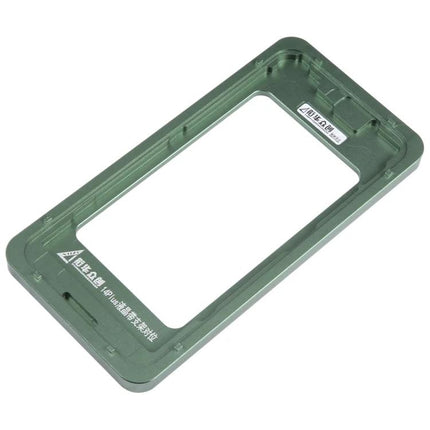 Replacement LCD Screen with Frame for iPhone 14 Series Repair - green alignment fixture for home or workshop phone screen replacement