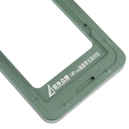Replacement LCD Screen with Frame for iPhone 14 Series Repair - green display frame assembly for DIY phone screen replacement