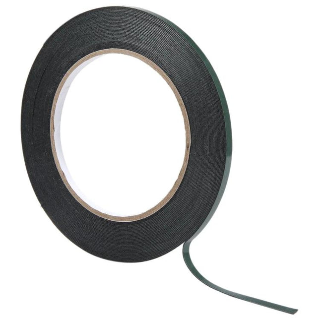 Double-Sided Foam Tape for Phone Screen Repairs, 10 Meters Long - black foam adhesive roll for secure touchscreen bonding without surface damage