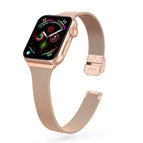 For Apple Watch Series 8&7 41mm / SE 2&6&SE&5&4 40mm / 3&2&1 38mm / Rose Gold