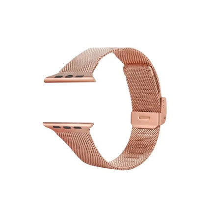 Milanese Stainless Steel Apple Watch Band 38-49mm Adjustable