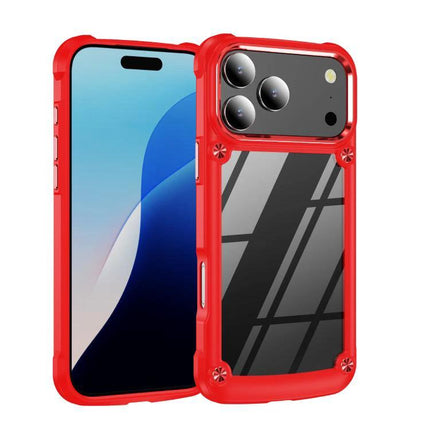 iPhone Case for Everyday Protection and Travel - red dual-layer TPU and PC slim protective case for commuting and travel