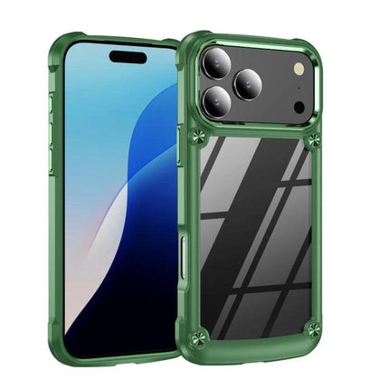 iPhone Case for Everyday Protection and Travel - green dual-layer TPU PC clear back rugged slim design