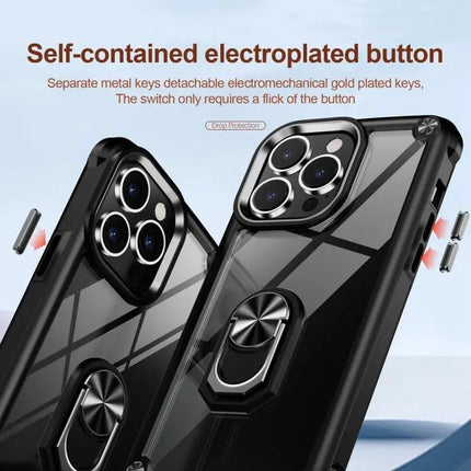 Protective Phone Case With Ring Holder For Everyday iPhone Use