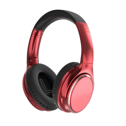 Foldable Bluetooth Headset For Commuting Travel And Work From Home sleek red foldable TWS Bluetooth 5.0 over-ear headset
