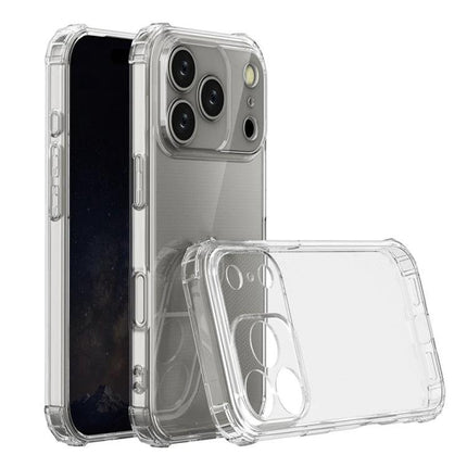 Clear Phone Case for Everyday Use at Home or On the Go - soft TPU clear protective phone case showing device color and corner impact protection