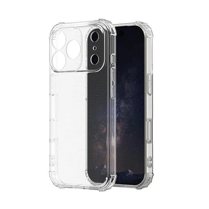 Clear Phone Case for Everyday Use at Home or On the Go - clear TPU protective case showing phone color, scratch-resistant, slim everyday protection