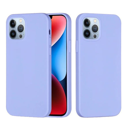 Silicone Phone Case For Daily Use, Slim Protective Cover For Everyday Phone Handling On The Go - slim lavender silicone case with soft flannel interior