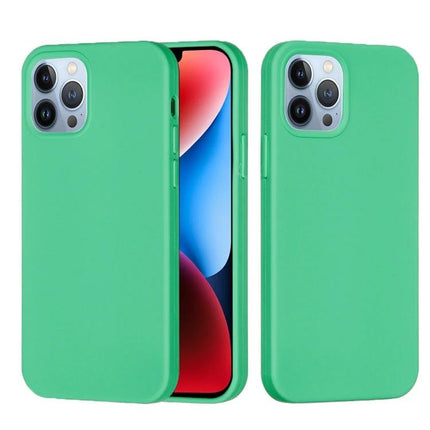 Silicone Phone Case For Daily Use, Slim Protective Cover For Everyday Phone Handling On The Go - slim green silicone case with soft flannel interior
