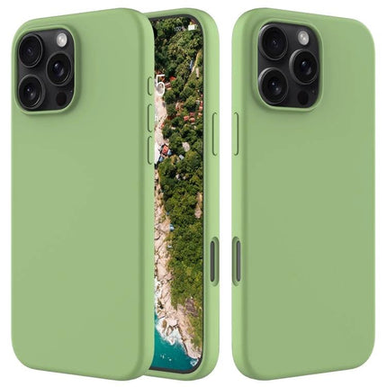 Silicone Phone Case for Everyday Protection green silicone case with soft flannel interior shown front and back