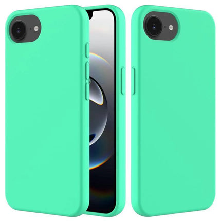 Essential Silicone Case for Everyday iPhone Protection - mint green slim protective silicone iPhone case with camera and port access