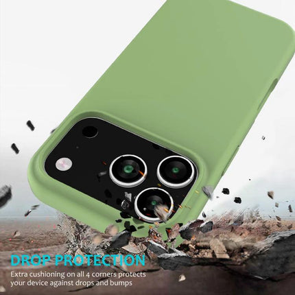 Silicone iPhone Case For Everyday Protection Keeps Your Phone Safe From Scratches And Dirt - slim green silicone case with corner drop protection