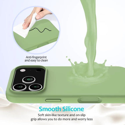 Silicone iPhone Case For Everyday Protection Keeps Your Phone Safe From Scratches And Dirt - slim green silicone case with soft interior and easy-clean finish