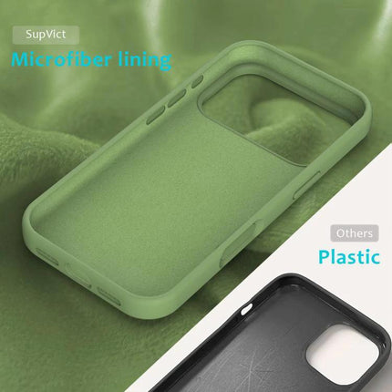 Silicone iPhone Case For Everyday Protection Keeps Your Phone Safe From Scratches And Dirt - green microfiber-lined slim protective case