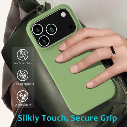 Silicone iPhone Case For Everyday Protection Keeps Your Phone Safe From Scratches And Dirt — slim green silicone case with soft interior, no-scratch, no-fingerprint