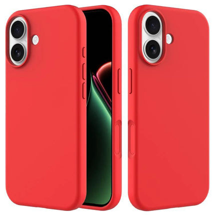 Silicone iPhone Case For Everyday Protection Keeps Your Phone Safe From Scratches And Dirt - slim red silicone and PC protective case