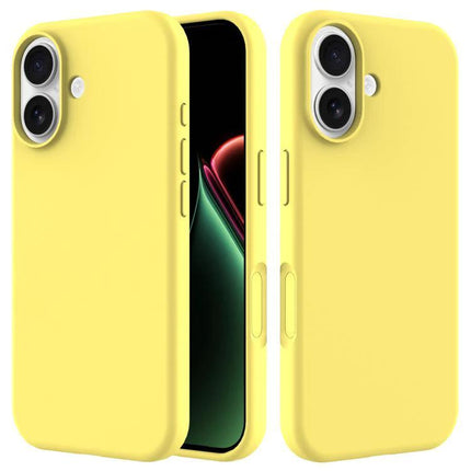 Silicone iPhone Case For Everyday Protection Keeps Your Phone Safe From Scratches And Dirt - slim yellow silicone case with soft interior and accessible ports