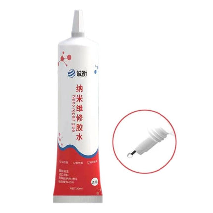 Nano Repair Glue: Versatile Adhesive for Home and Electronics Use - tube of nano repair glue with precision applicator tip