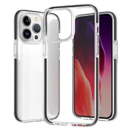 Clear Phone Case for Everyday Protection - transparent TPU iPhone 15 case, anti-yellowing, raised edges, slim scratch and drop guard