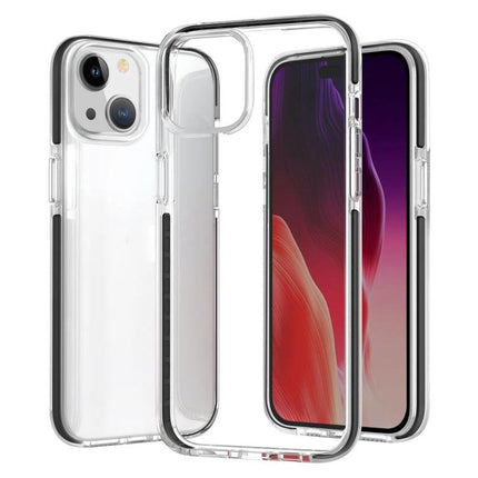 Clear Phone Case for Everyday Protection - clear TPU iPhone 15 case with anti-yellowing, raised edges, slim grip for daily commutes