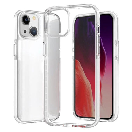 Clear Phone Case for Everyday Protection - clear TPU iPhone 15 case, anti-yellowing, grip, scratch and drop protection, raised edges