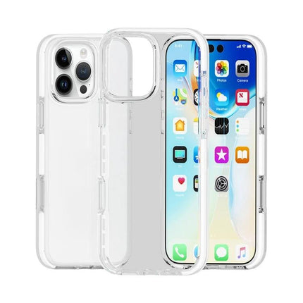 iPhone Case Durable TPU Protection For Everyday Use clear slim TPU phone case showing front and back, scratch and drop resistant