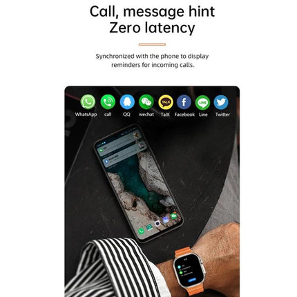 A Versatile Smart Watch for Daily Health and Activity Tracking - smartwatch showing call and message notifications synced with phone