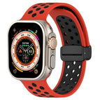 For Apple Watch Ultra 49mm / Red Black