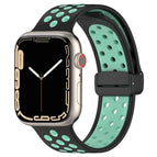 For Apple Watch 8 45mm / Black Cyan