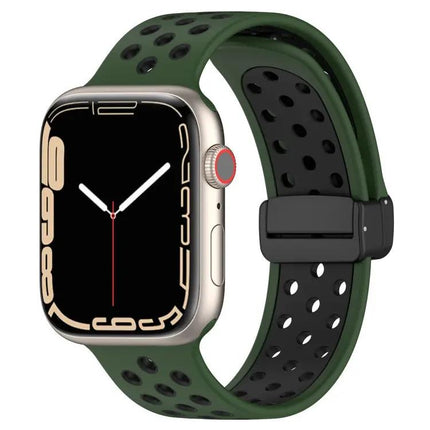 Magnetic Silicone Watch Band For Apple Watch SE 40mm
